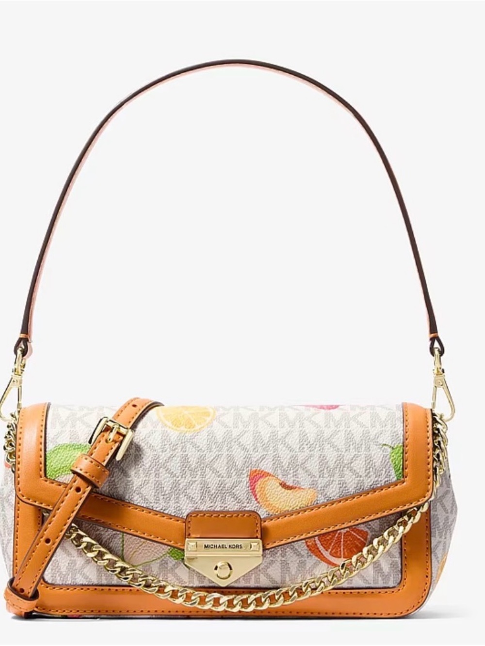 Michael Kors Fruit-Print Logo Shoulder Bag SOLDOUT & NWT!